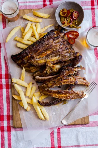 Costillas agridulces al tequila