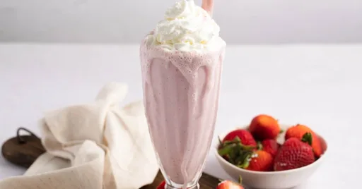 Receta de batido de fresa fresco