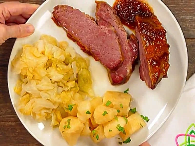 Apricot Glazed Corned Beef