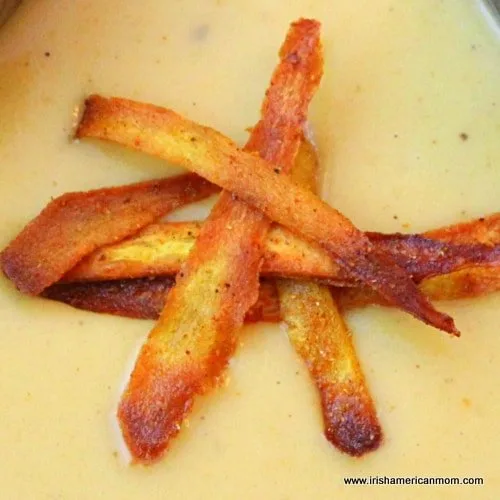 Curried Parsnip Crisps