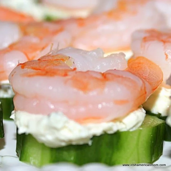 Shrimp and Cucumber Bites