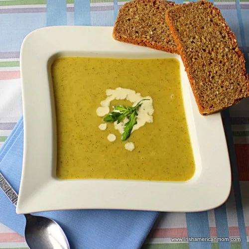 Zucchini and Leek Soup