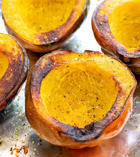 Calabaza acorn asada