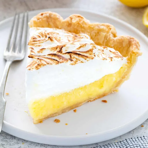 Tarta de limón y merengue