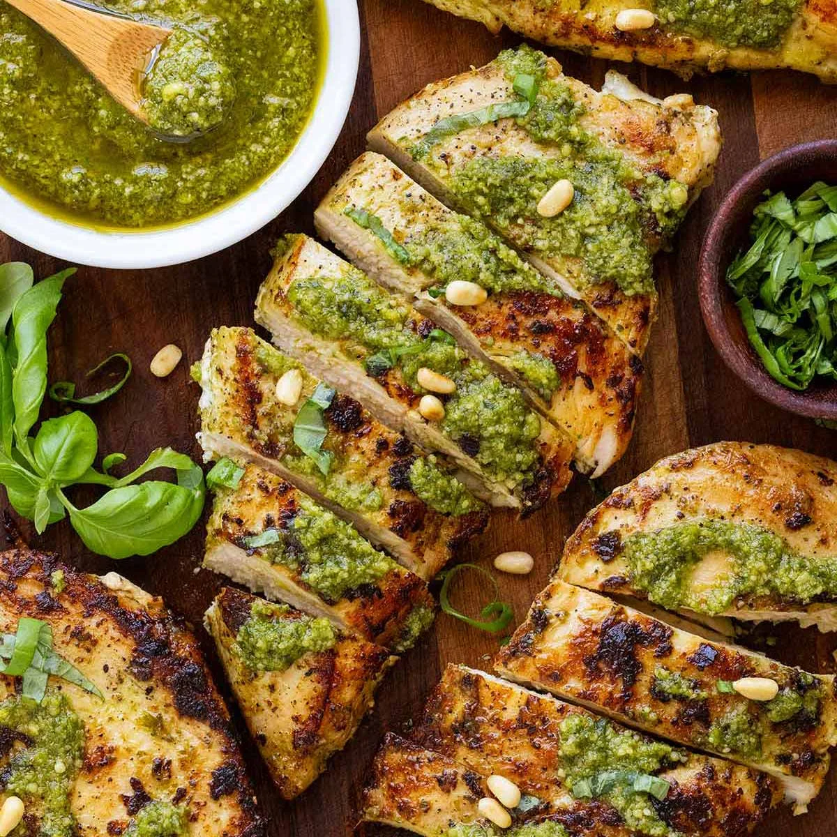 Frango ao pesto