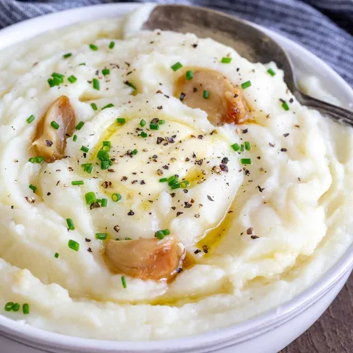 Puré de patatas al ajo