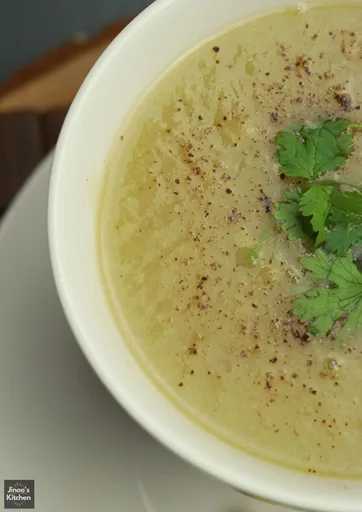 Receta de sopa de calabuella