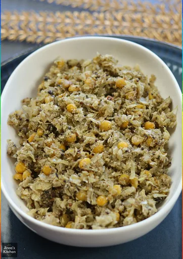 Cabbage Dal Pepper Fry