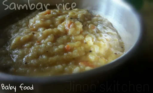 Baby foodz - Sambar rice