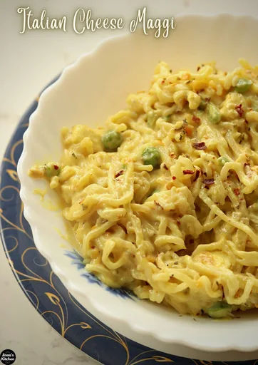 Maggi con queso al estilo italiano