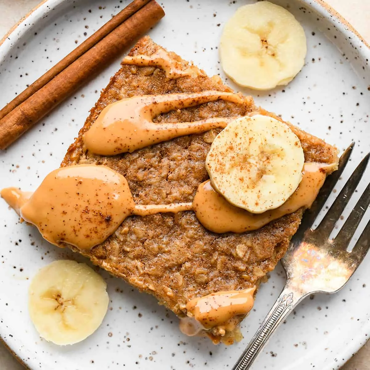 Peanut Butter Banana Baked Oatmeal