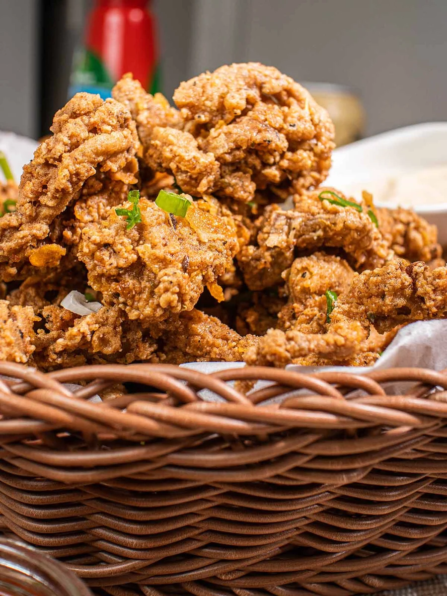 Fried Oyster Mushrooms (Vegan Fried Chicken)