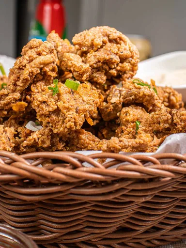Setas ostra fritas (pollo frito vegano)