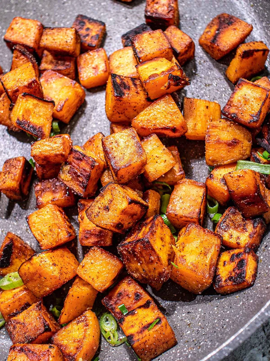 Sweet Potatoes Sautéed with Five Spice