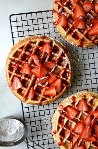 Receta de gofres belgas