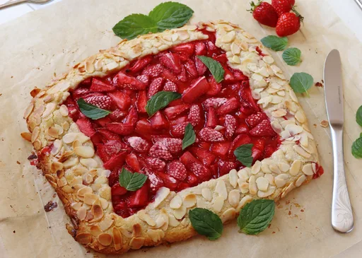 Erdbeer-Galette