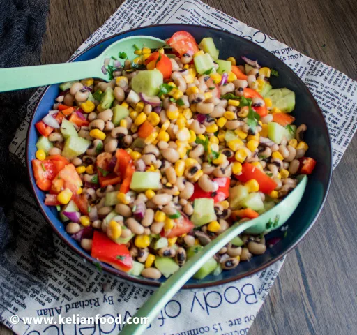 Black eyes Pea Salad| Salade avec haricot de cornille
