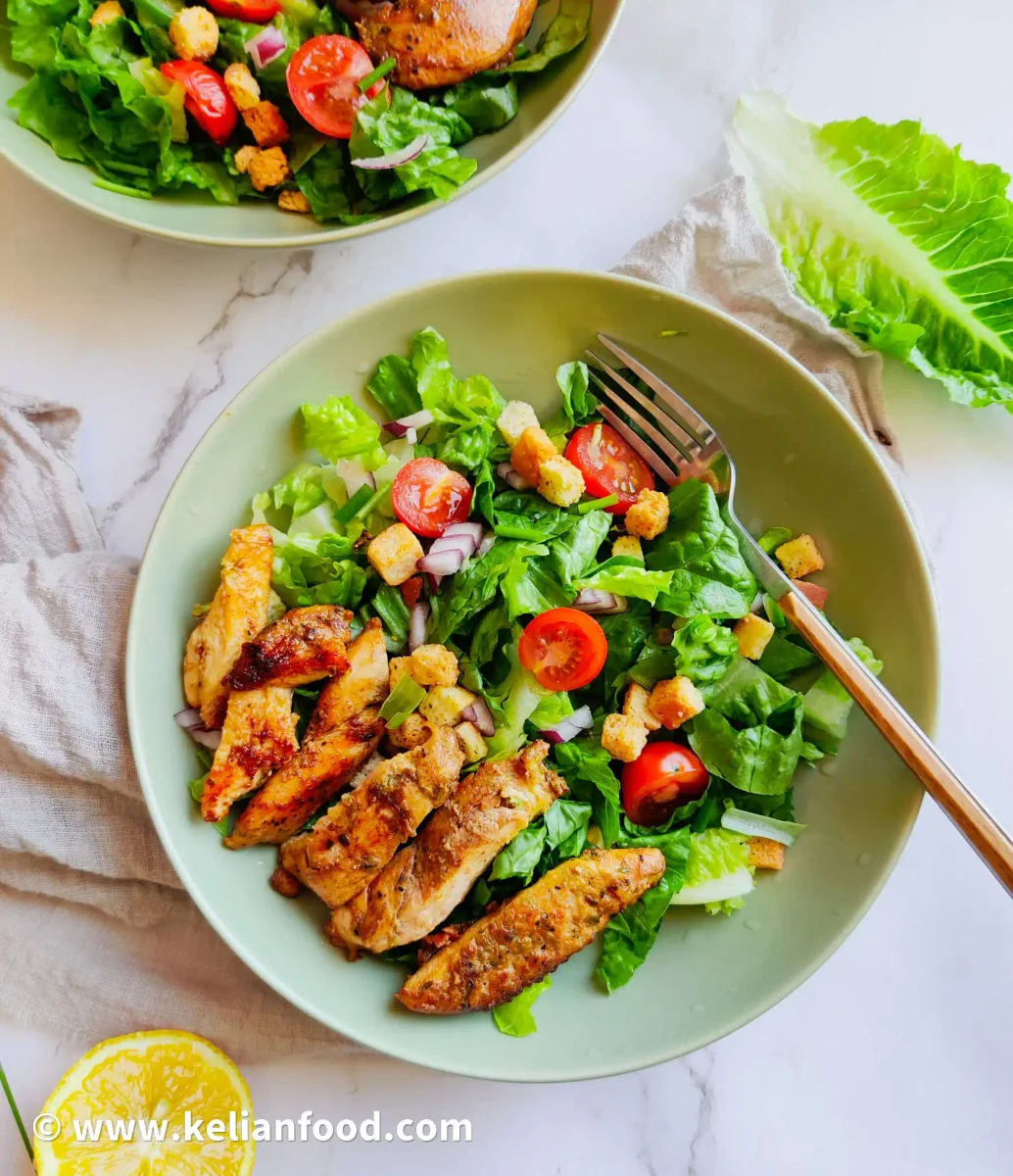 Recette salade poulet cesar