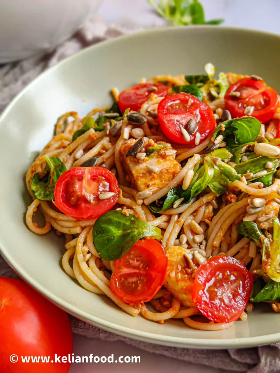 Salade de pates au pesto