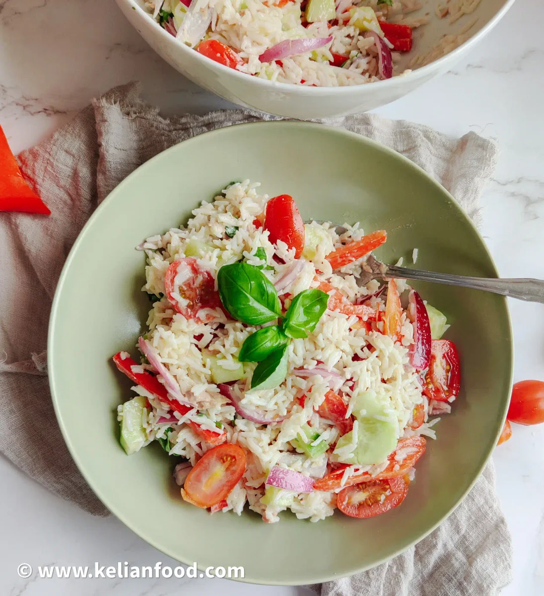 Salade de riz au thon