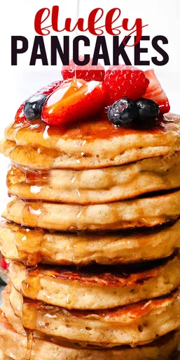 Homemade Fluffy Pancakes