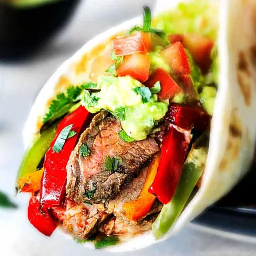 Receta de Fajitas de Ternera