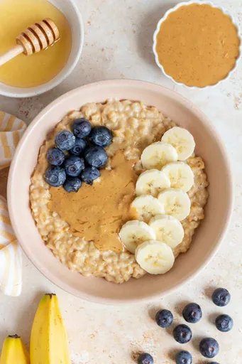 Avena con Mantequilla de Cacahuete