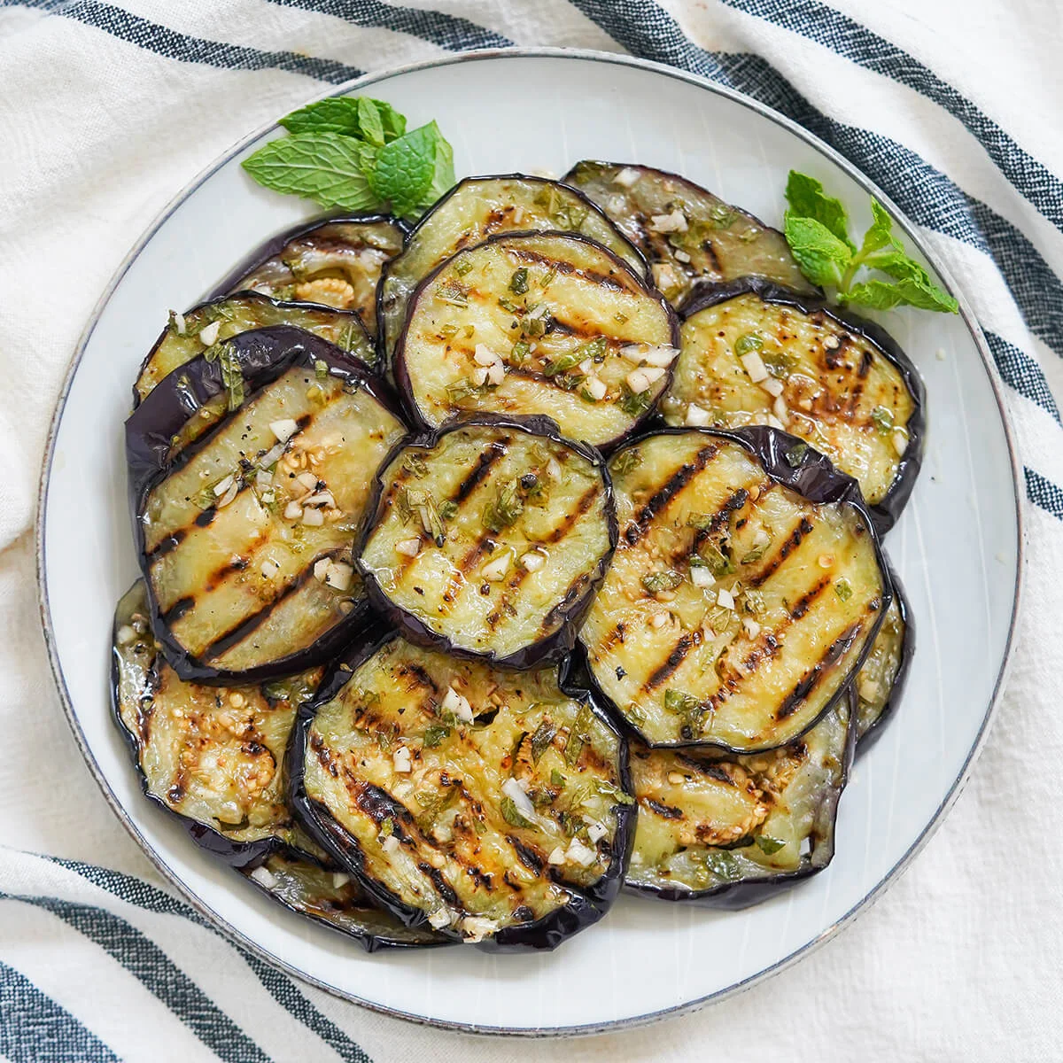 Italian marinated eggplant