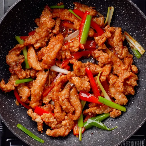 Pollo Crujiente Desmenuzado