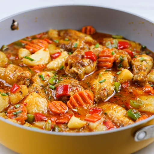 Pollo con patatas