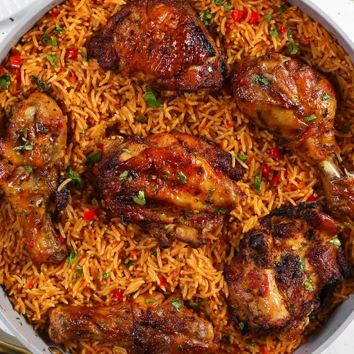 Coconut Curry Rice with Grilled Chicken