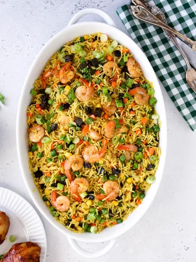 Arroz frito a la nigeriana