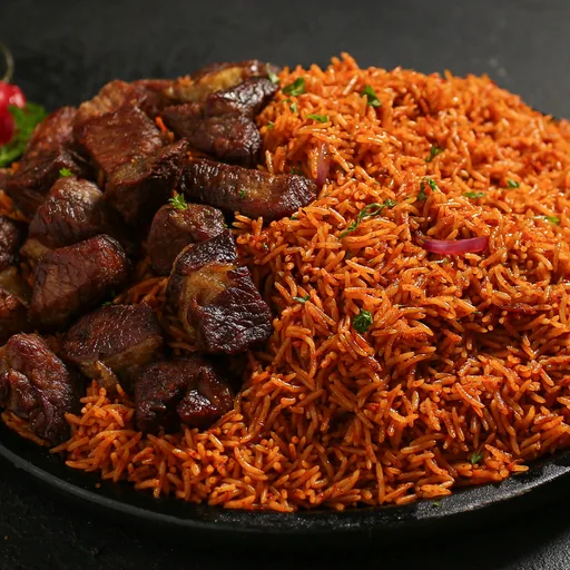Receta sencilla de arroz Jollof nigeriano
