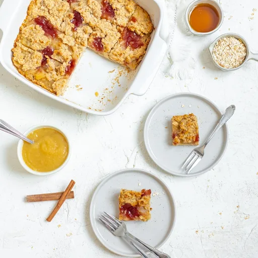 Barritas de avena y manzana