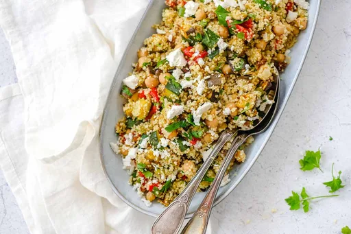 Couscous met gegrilde groenten