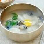 Gul Tteokguk (Oyster Rice Cake Soup)