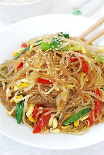 Kongnamul Japchae (Soybean Sprouts Japchae)