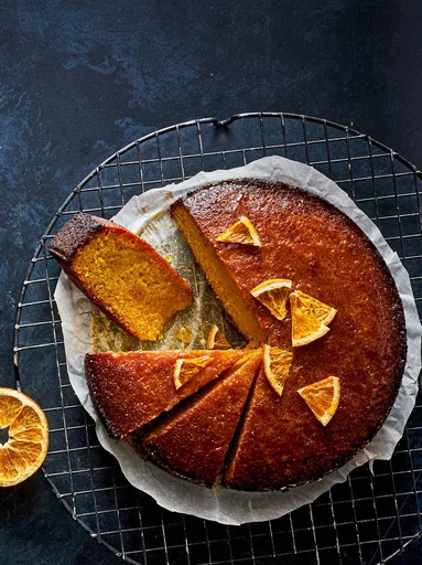 Cake orange, huile d’olive et miel
