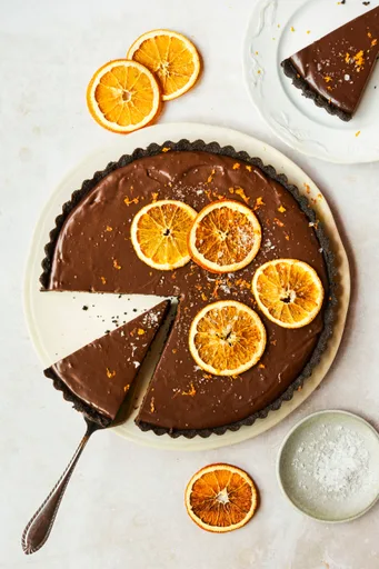 Tarte au chocolat et à l’orange