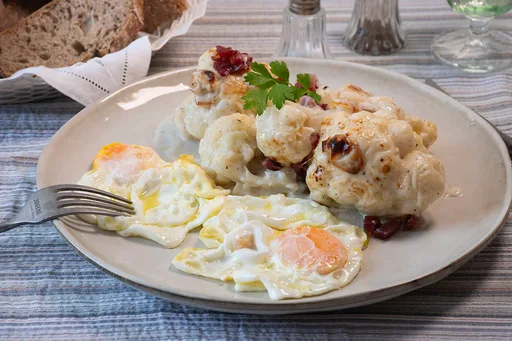 Coliflor con jamón: una forma deliciosa de comer verdura