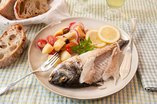 Dorada asada en AIRFRYER en 12 minutos