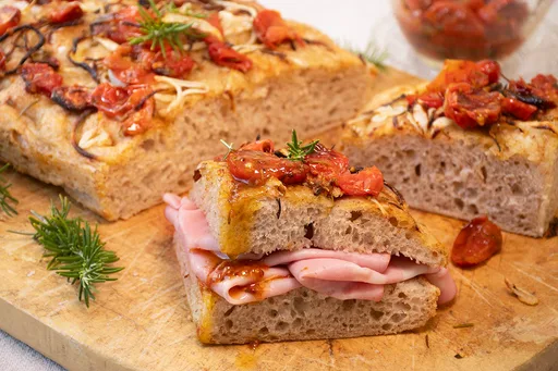Focaccia italiana SIN AMASADO