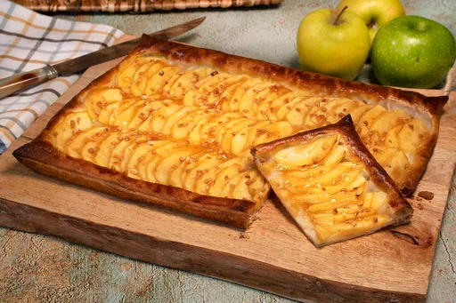 Receta de hojaldre de manzana