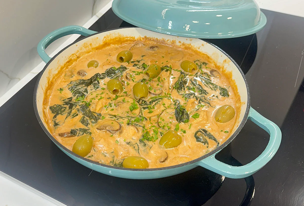 Pollo a la mediterránea