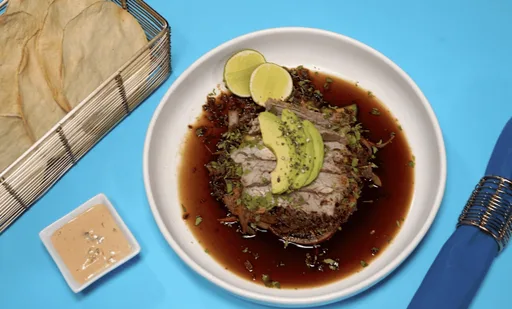Aguachile negro de arrachera