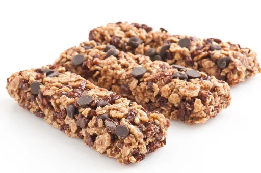 Barras de avena con chocolate