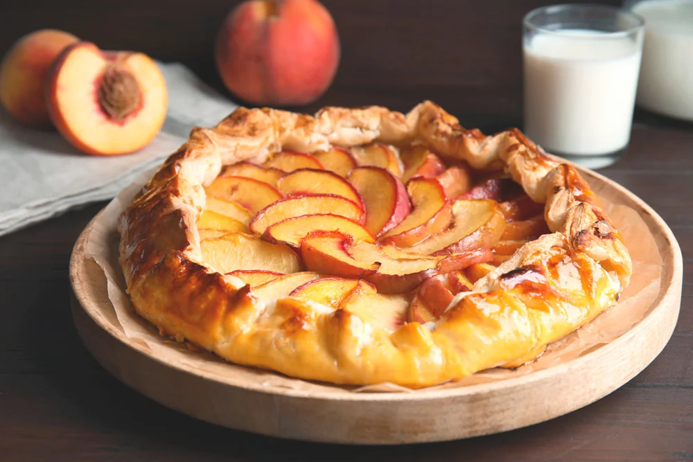 Galette de durazno