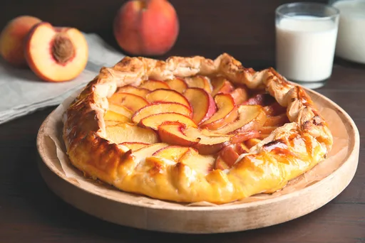 Galette de durazno