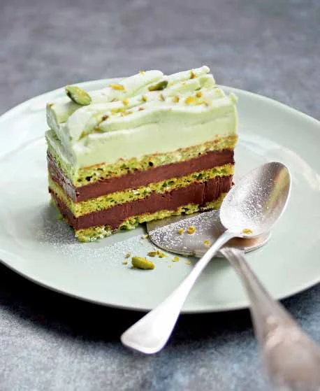 Ópera de chocolate y pistache