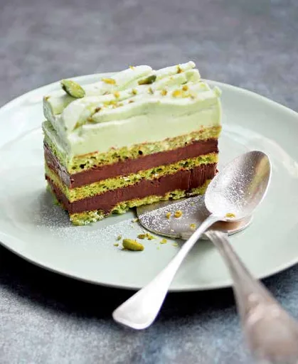 Ópera de chocolate y pistache